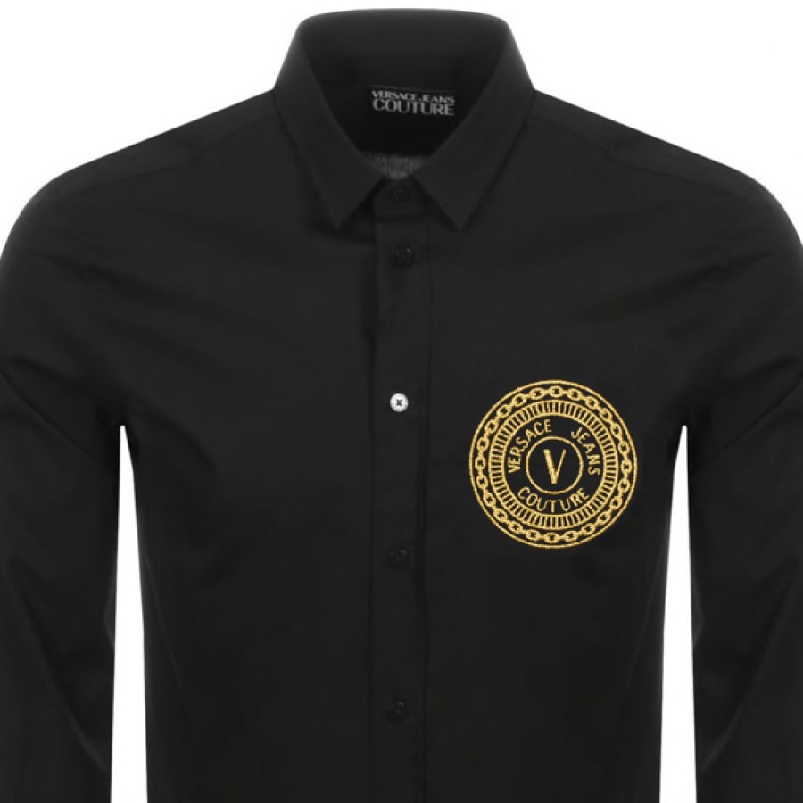 Alternative Image for ProductVersace Jeans Couture Long Sleeve Shirt Black2